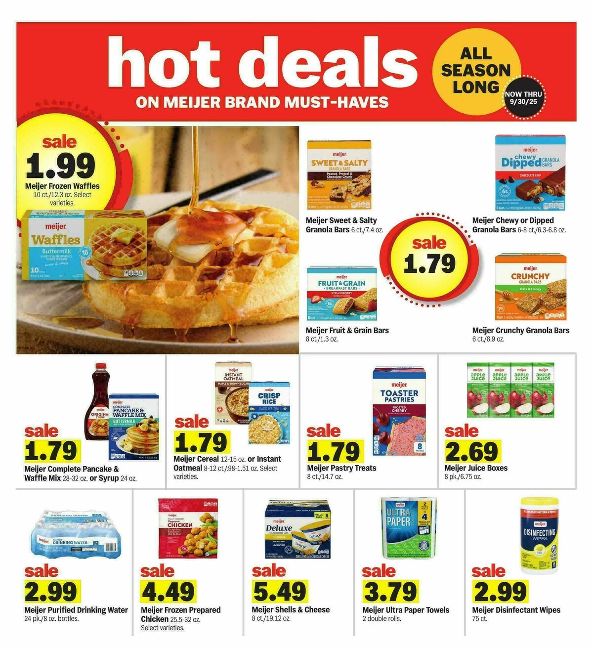 Meijer Weekly Ad from August 24