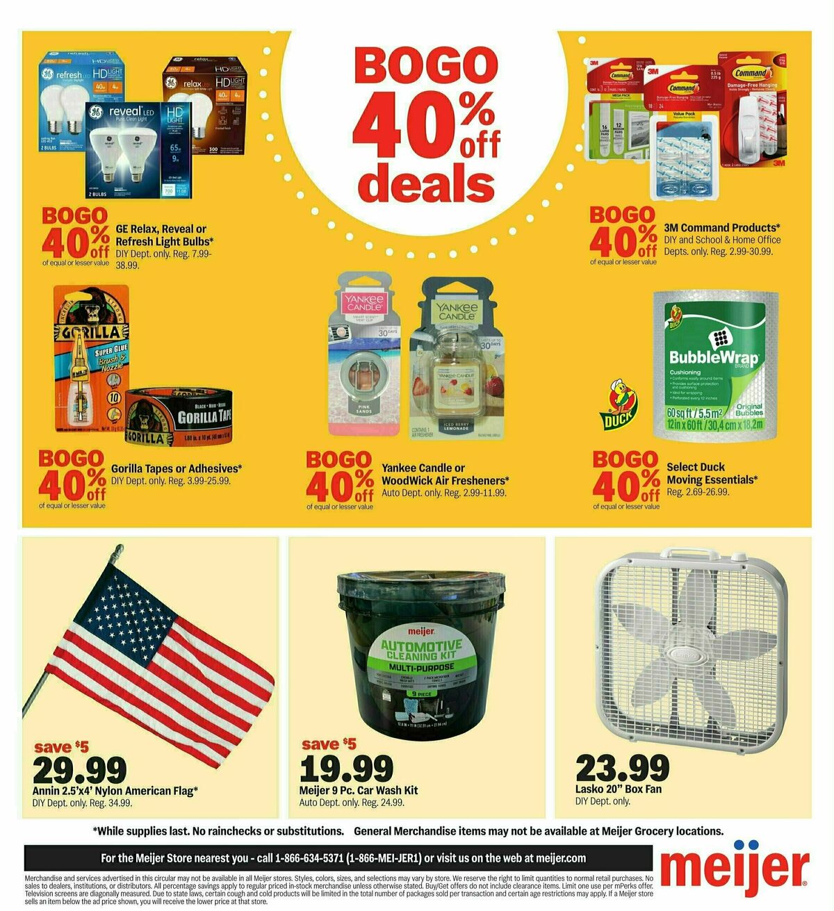 Meijer Early fall finds at great prices Weekly Ad from August 24