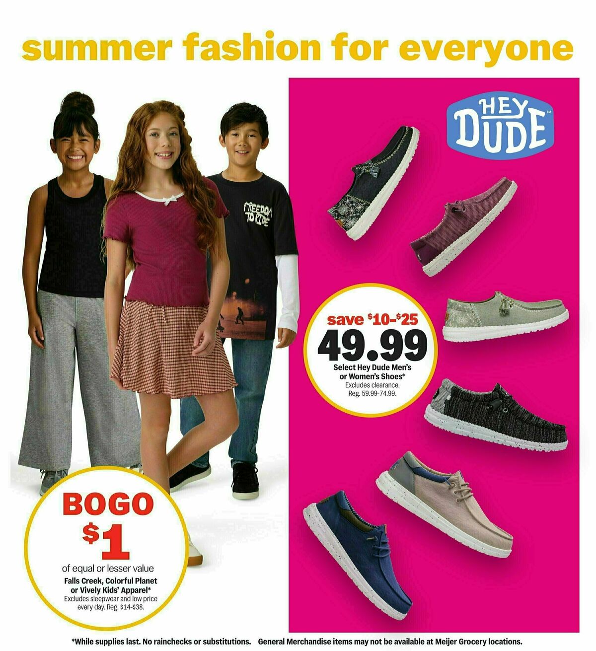 Meijer Early fall finds at great prices Weekly Ad from August 24