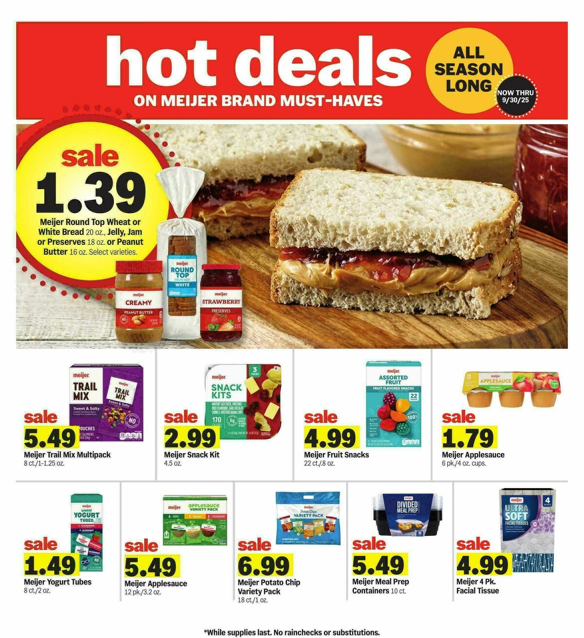 Meijer Weekly Ad from September 3