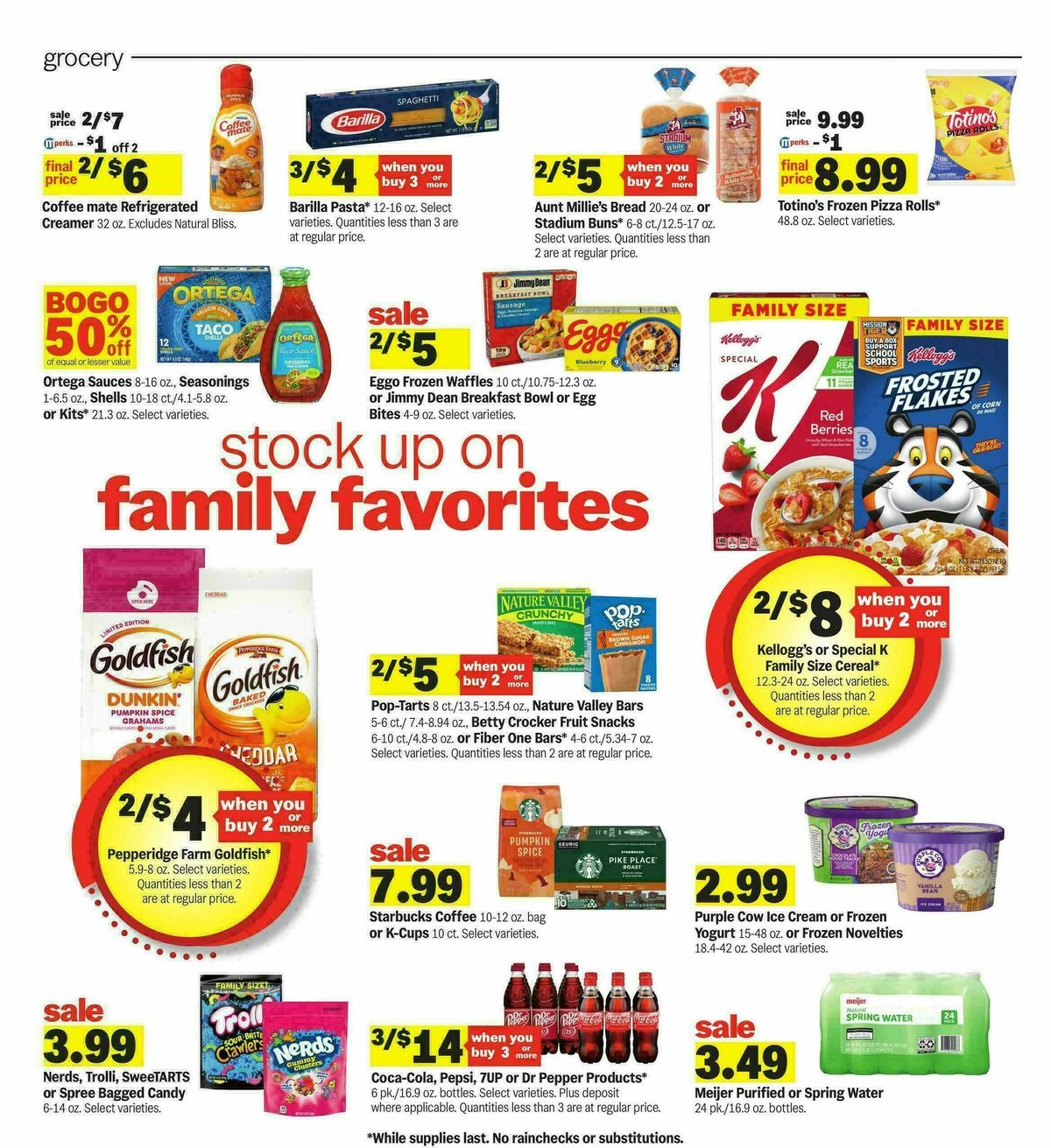 Meijer Weekly Ad from September 3