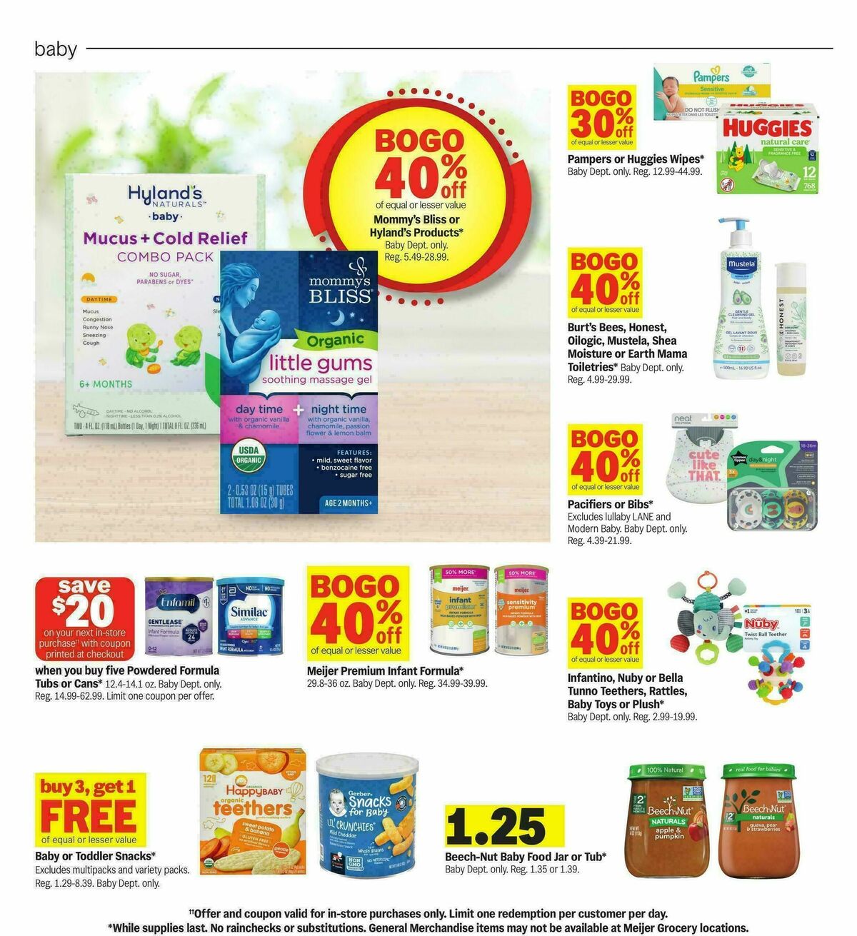 Meijer Weekly Ad from September 3
