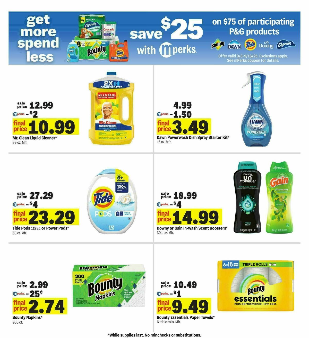 Meijer Weekly Ad from September 3
