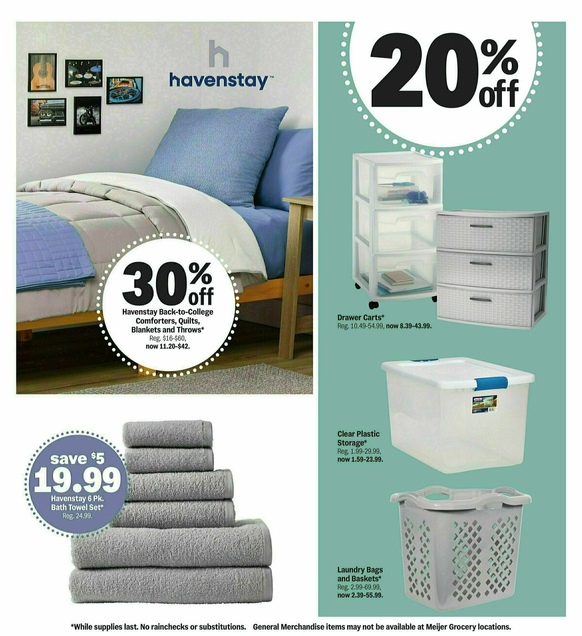 Meijer Early fall finds at great prices Weekly Ad from September 3