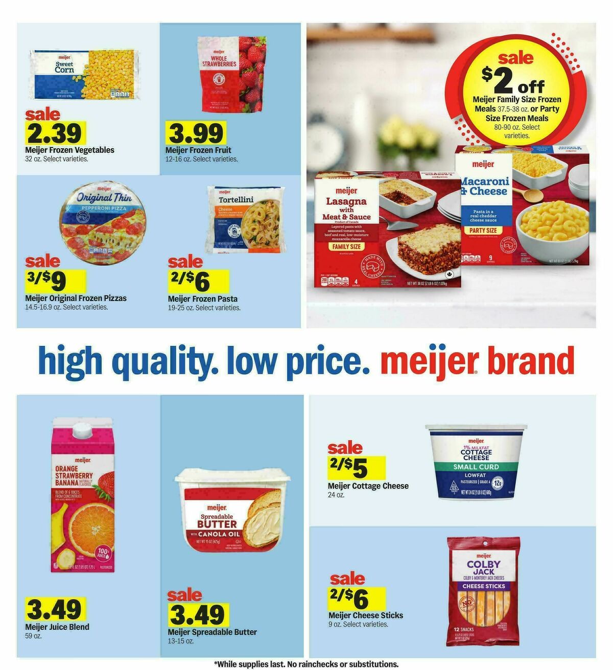 Meijer Weekly Ad from September 10