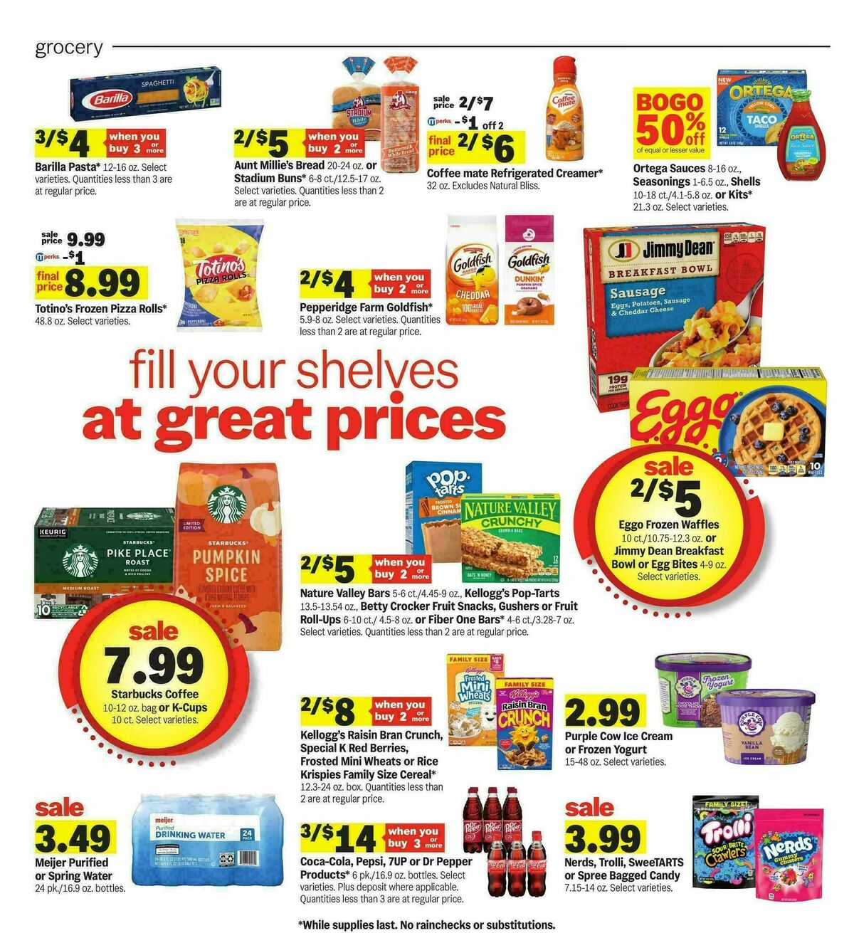 Meijer Weekly Ad from September 10