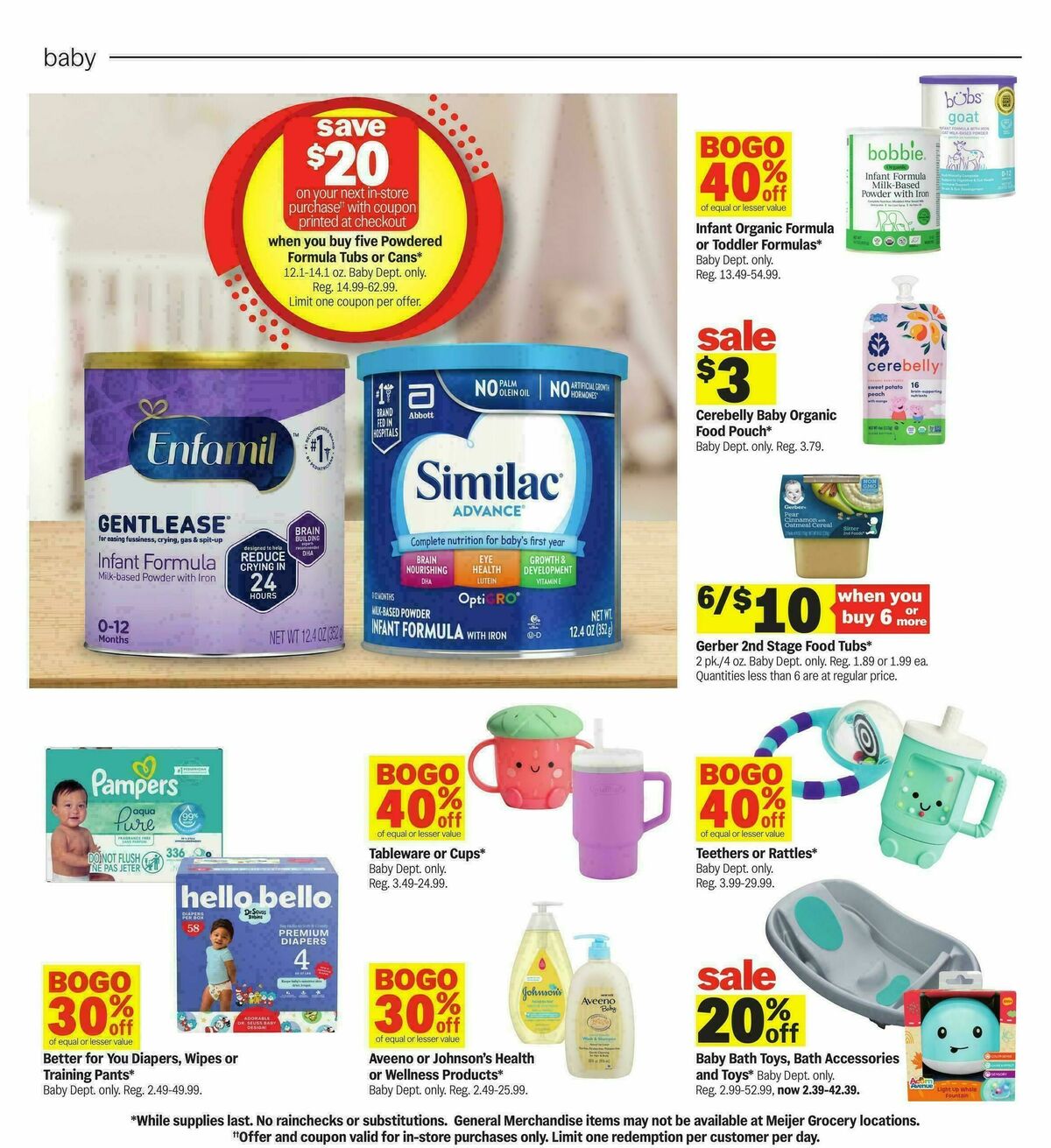 Meijer Weekly Ad from September 10