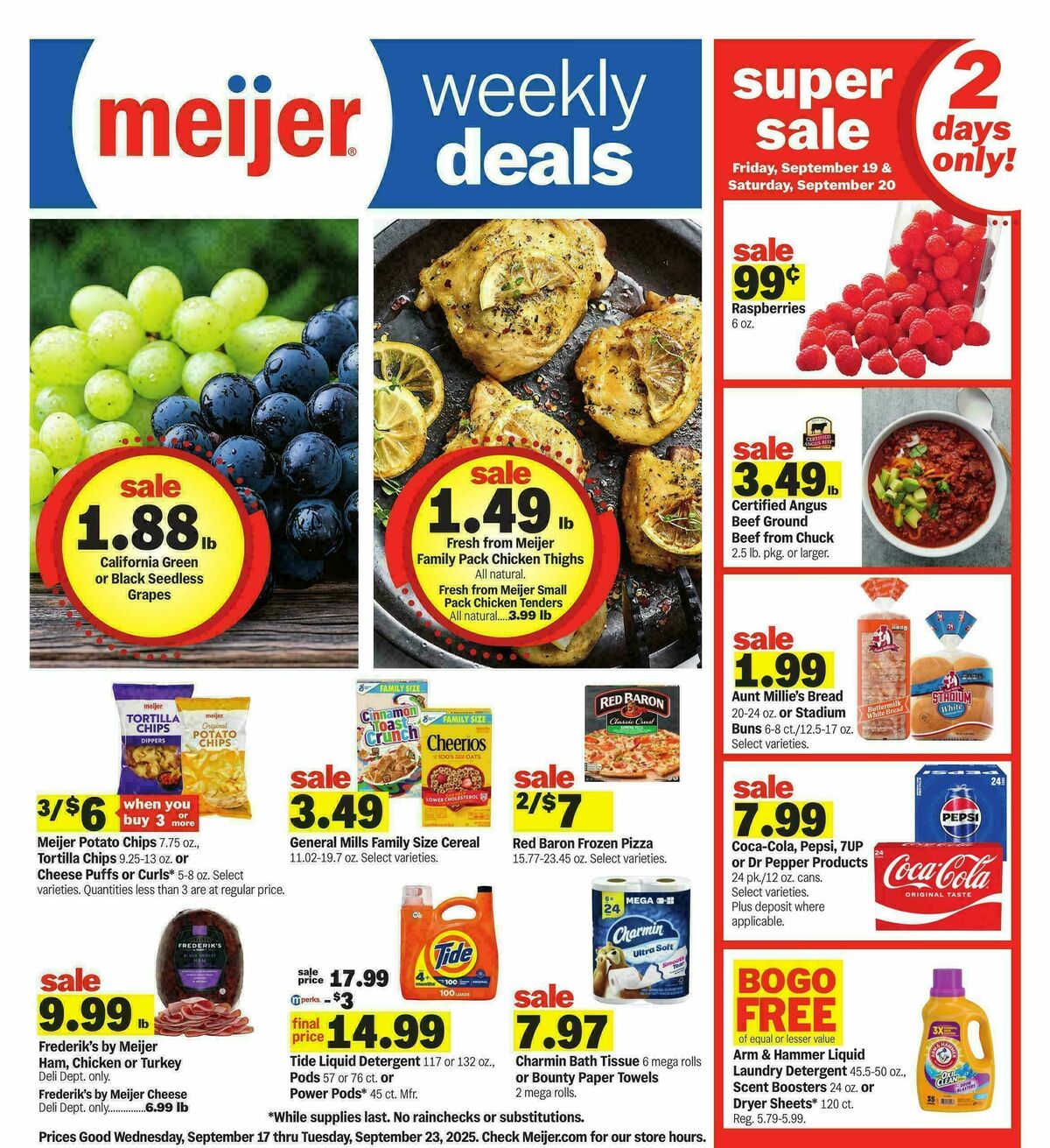 Meijer Weekly Ad from September 17