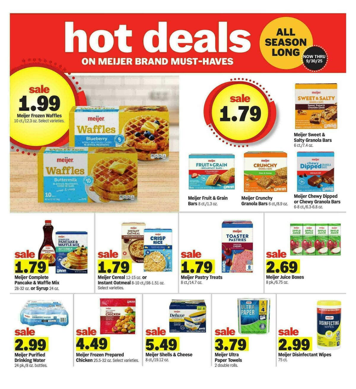 Meijer Weekly Ad from September 17