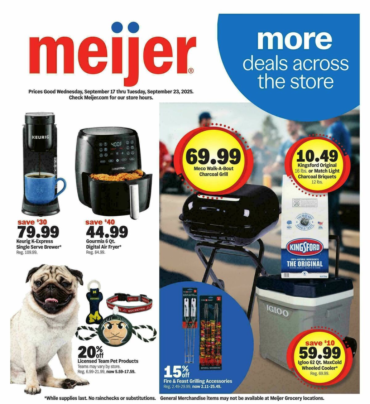 Meijer More deals across the store Weekly Ad from September 17