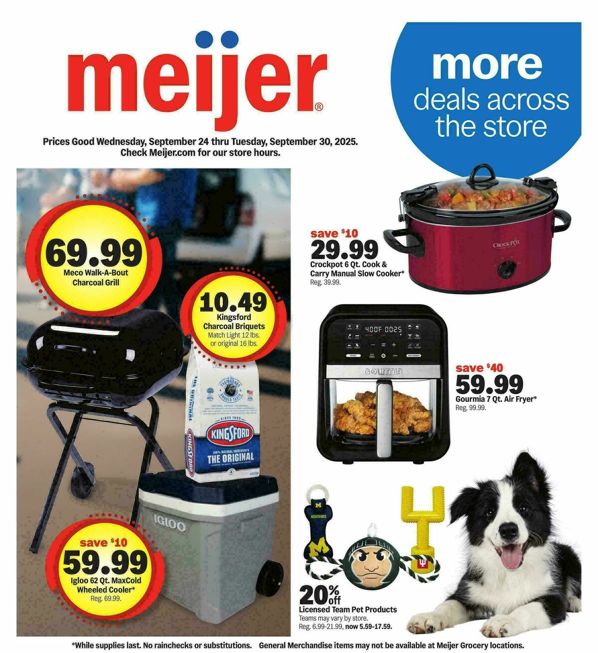 Meijer More deals across the store Weekly Ad from September 24