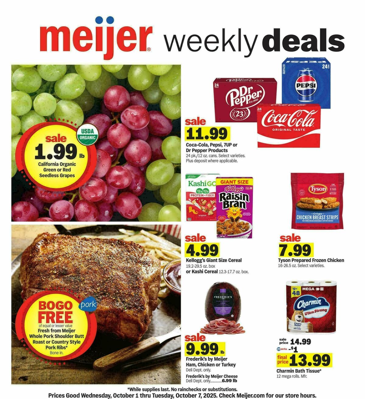 Meijer Weekly Ad from October 1