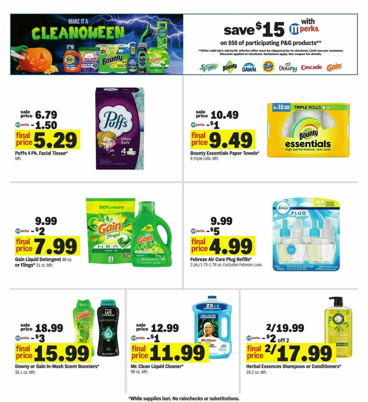 Meijer Weekly Ad from October 1