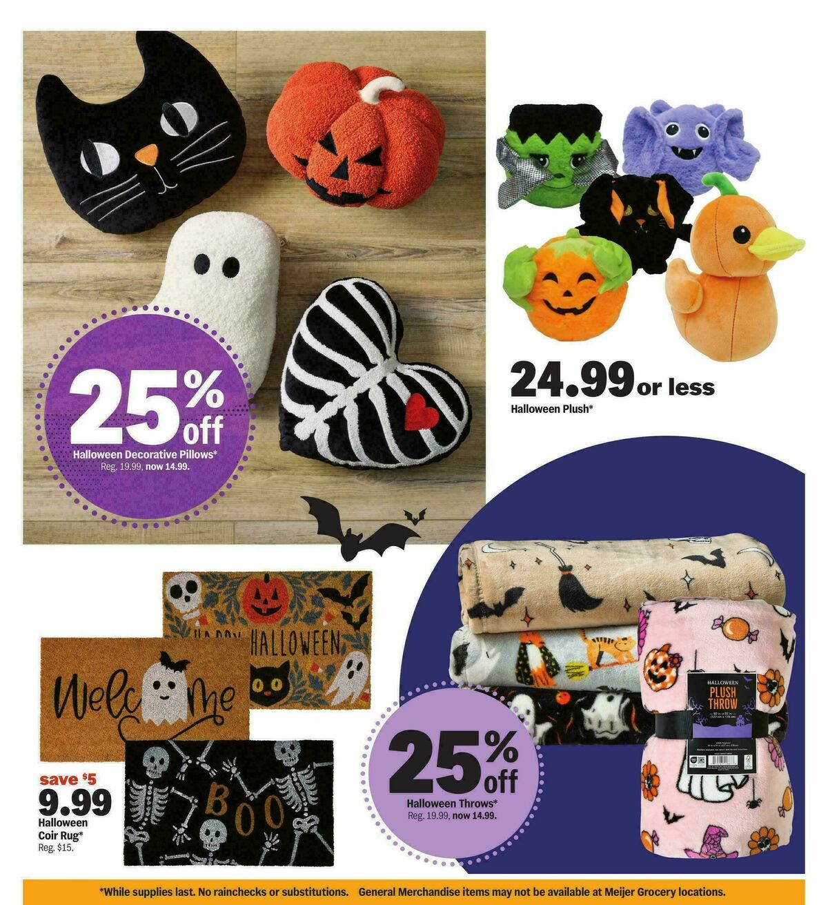 Meijer Great deals for Halloween Weekly Ad from October 1