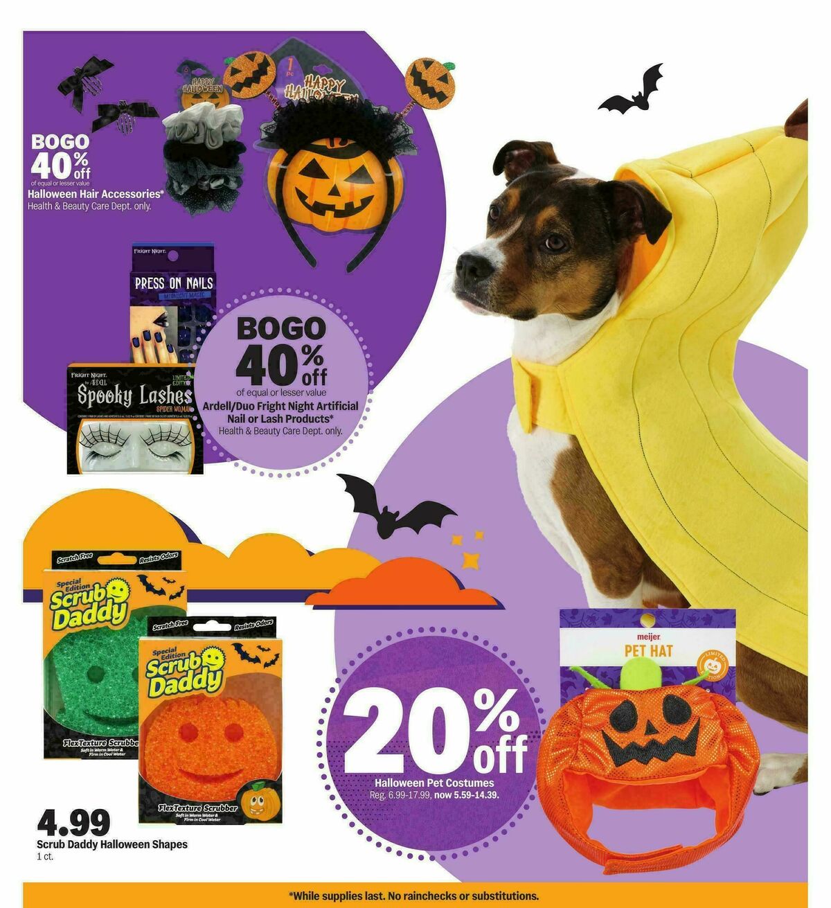 Meijer Great deals for Halloween Weekly Ad from October 1
