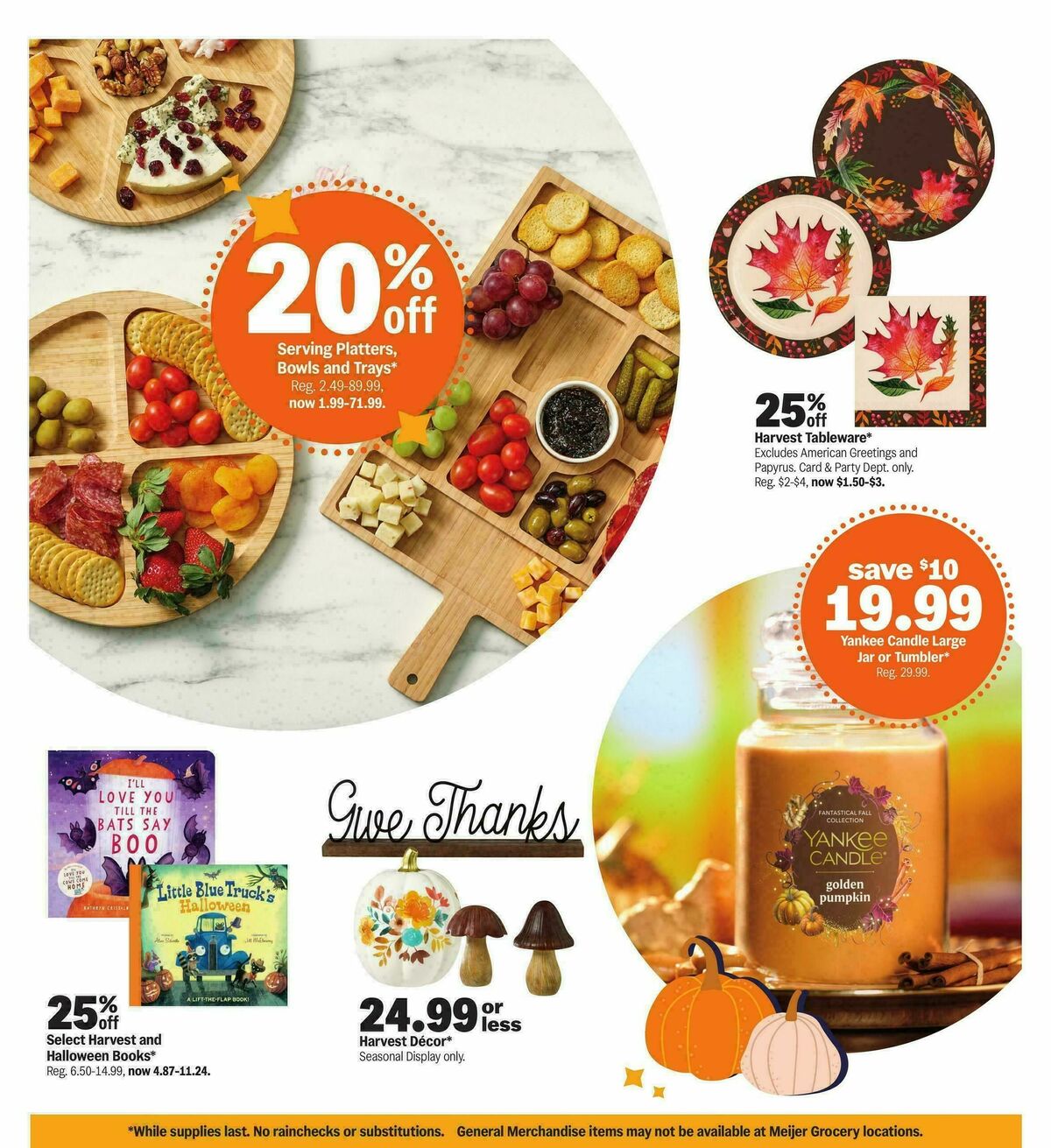Meijer Great deals for Halloween Weekly Ad from October 1