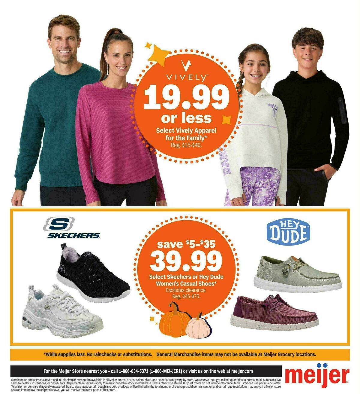 Meijer Great deals for Halloween Weekly Ad from October 1