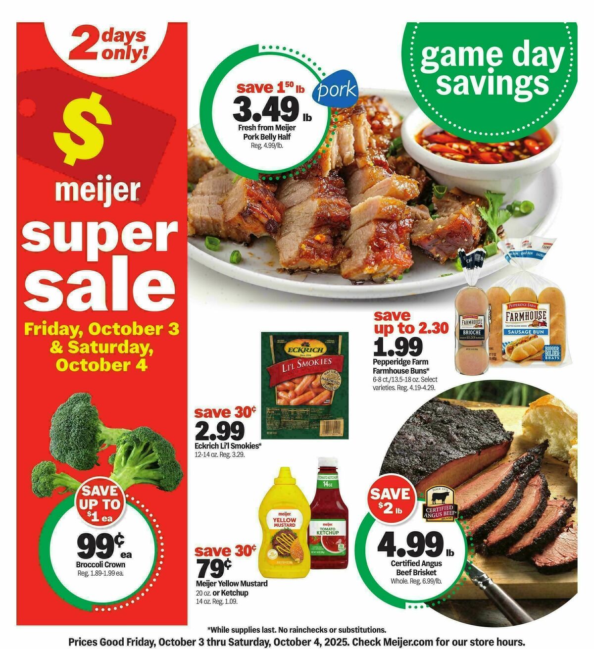 Meijer Super Sale Weekly Ad from October 3