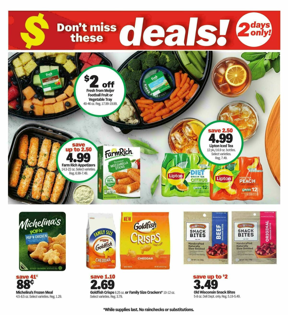 Meijer Super Sale Weekly Ad from October 3
