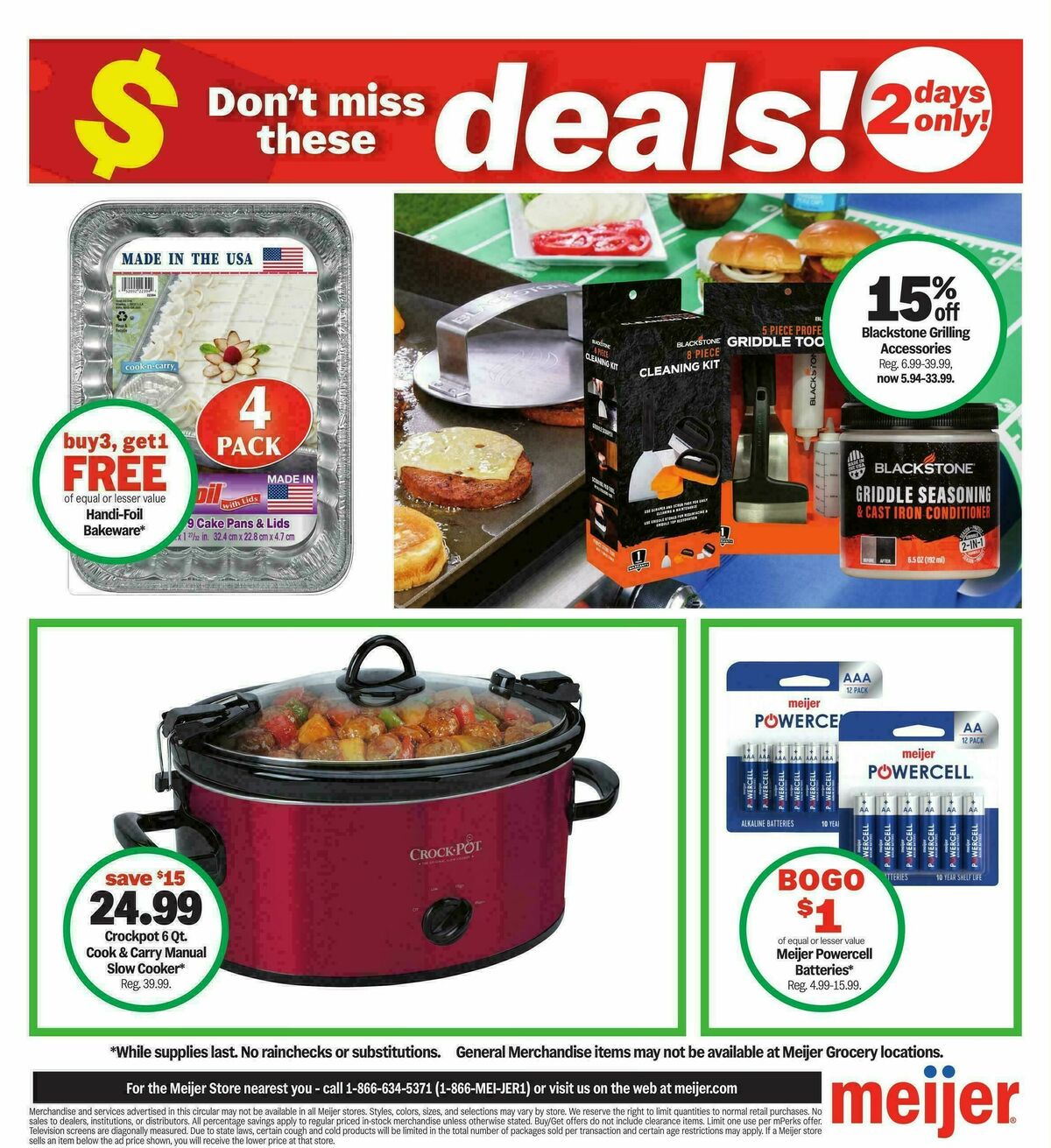 Meijer Super Sale Weekly Ad from October 3