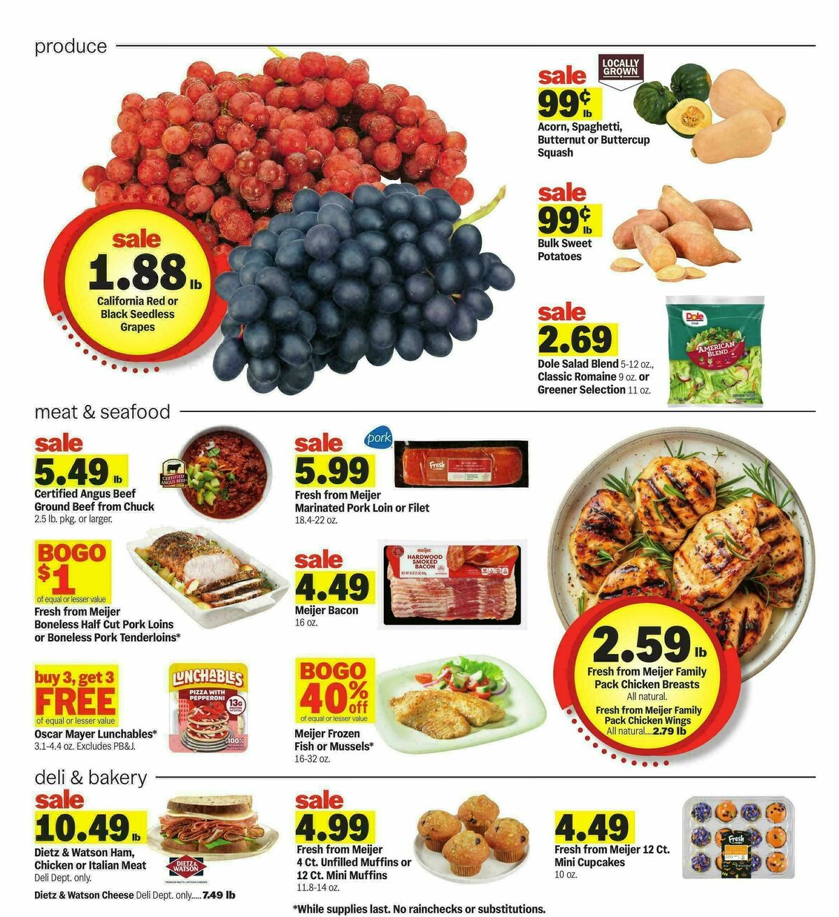 Meijer Weekly Ad from October 8