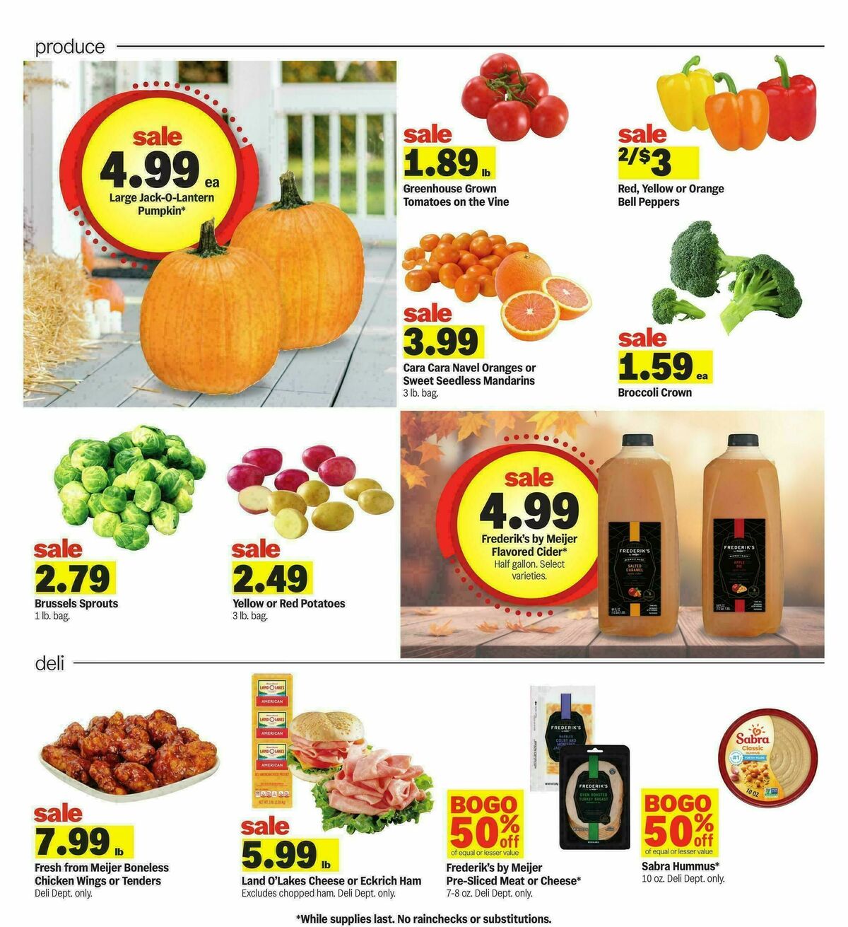 Meijer Weekly Ad from October 8
