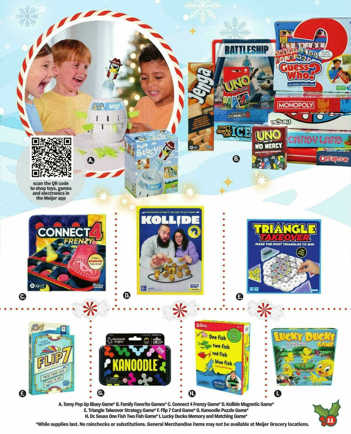 Meijer Holiday gift guide Weekly Ad from October 8