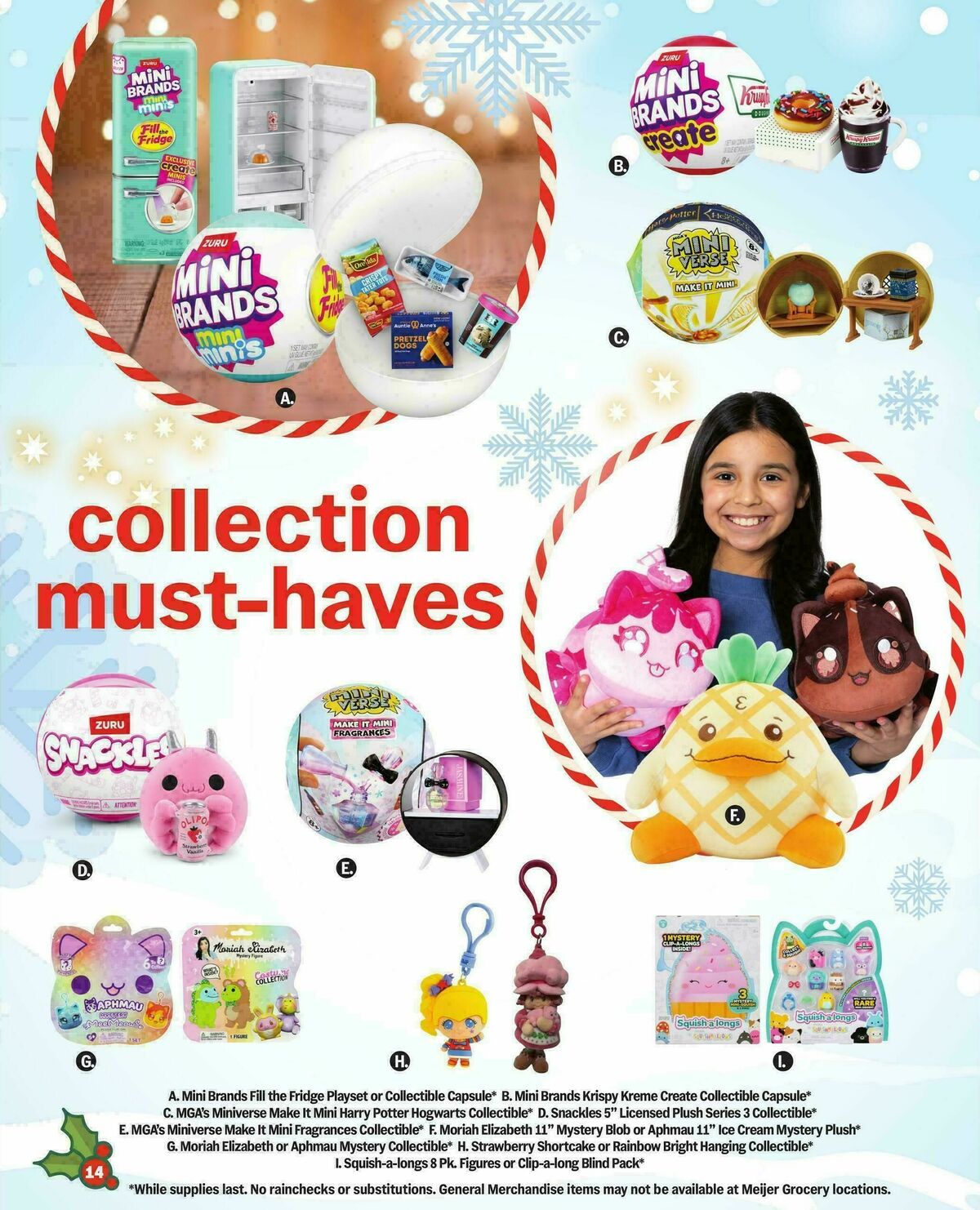 Meijer Holiday gift guide Weekly Ad from October 8