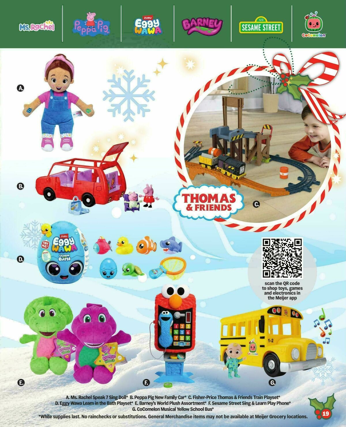 Meijer Holiday gift guide Weekly Ad from October 8