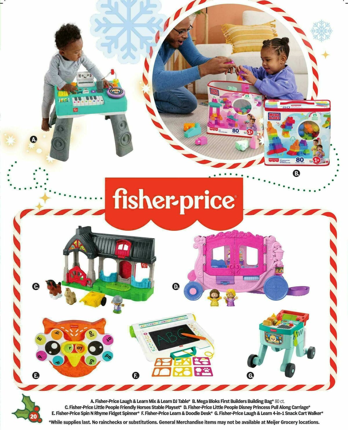 Meijer Holiday gift guide Weekly Ad from October 8