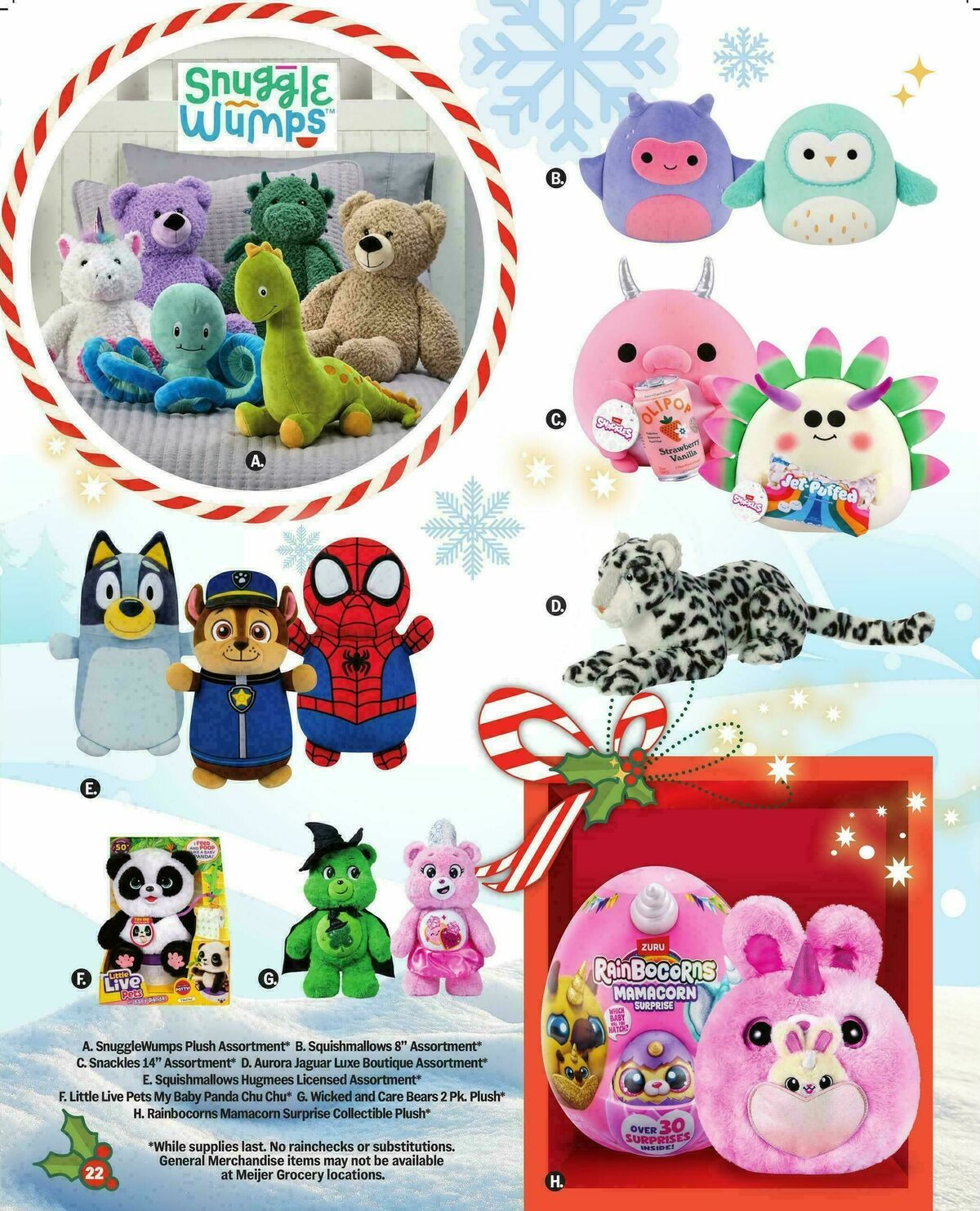 Meijer Holiday gift guide Weekly Ad from October 8