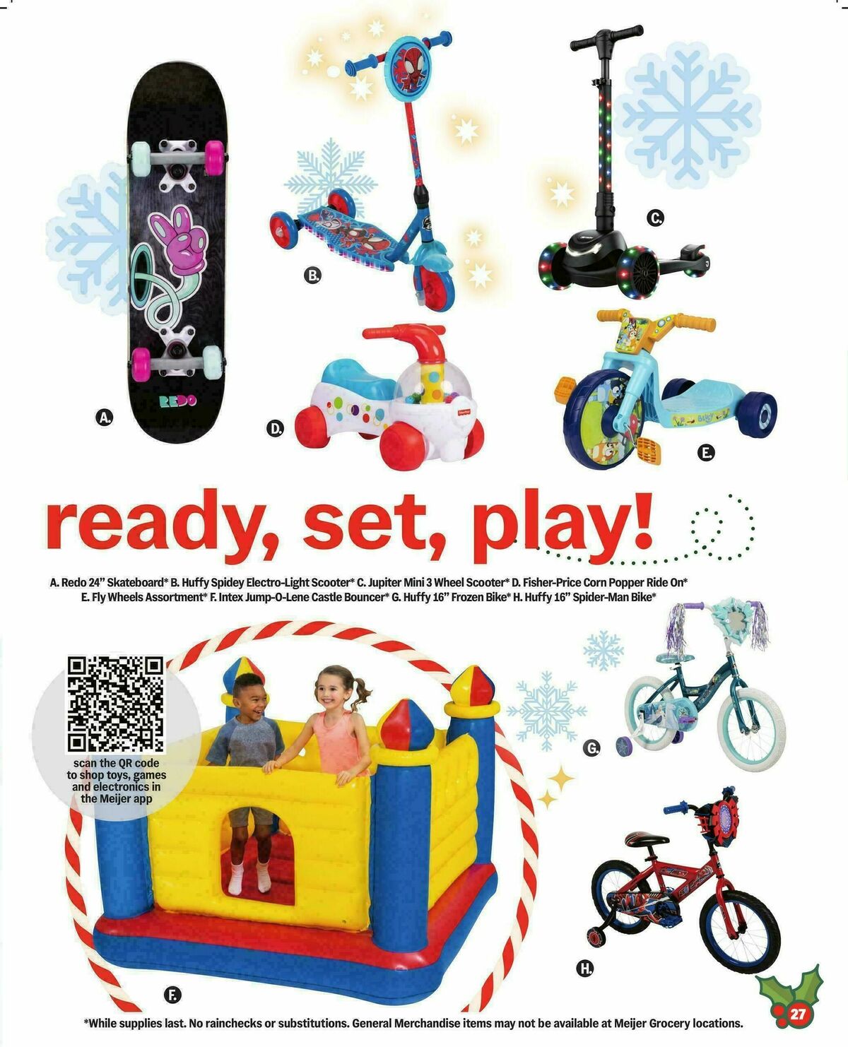 Meijer Holiday gift guide Weekly Ad from October 8