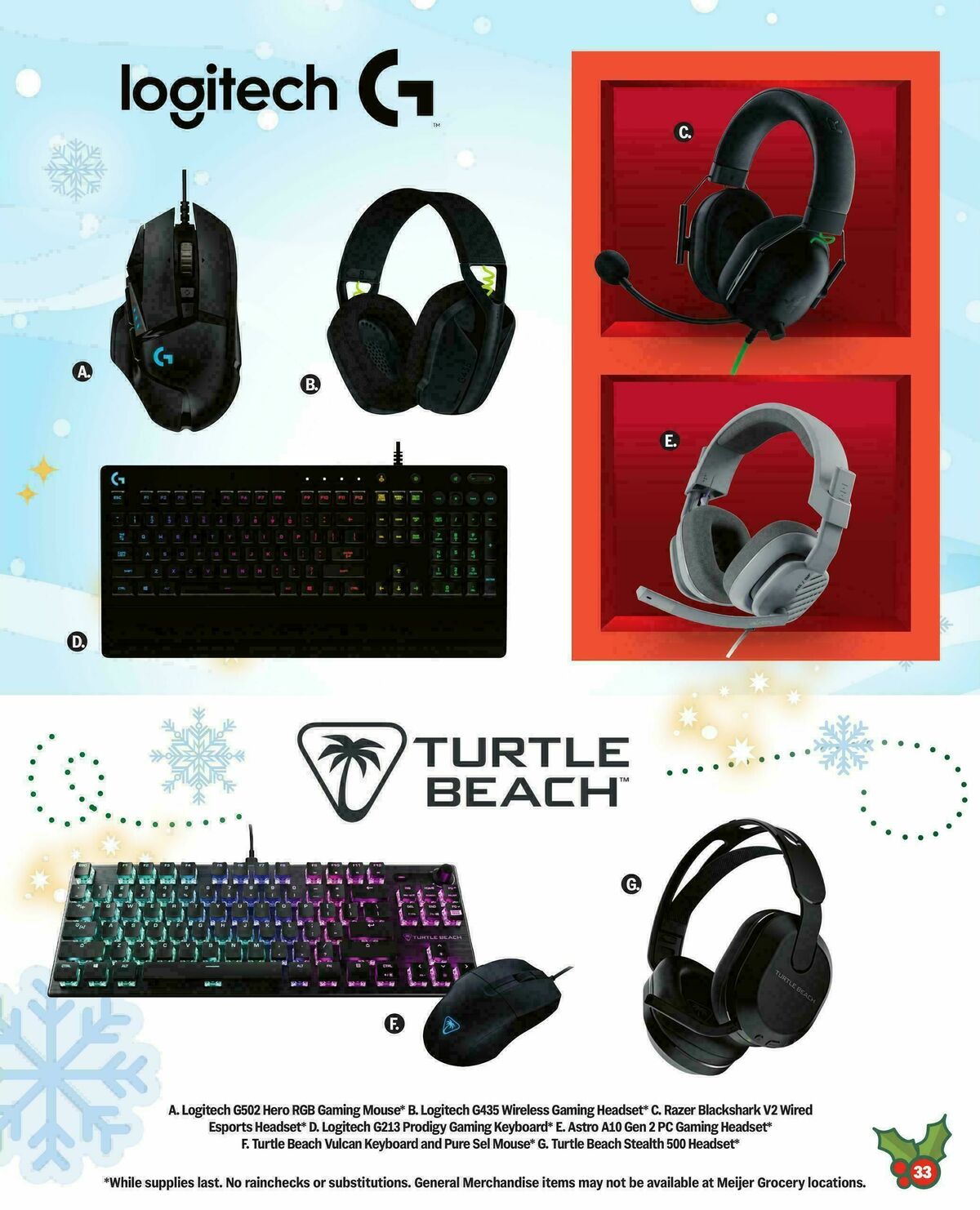 Meijer Holiday gift guide Weekly Ad from October 8