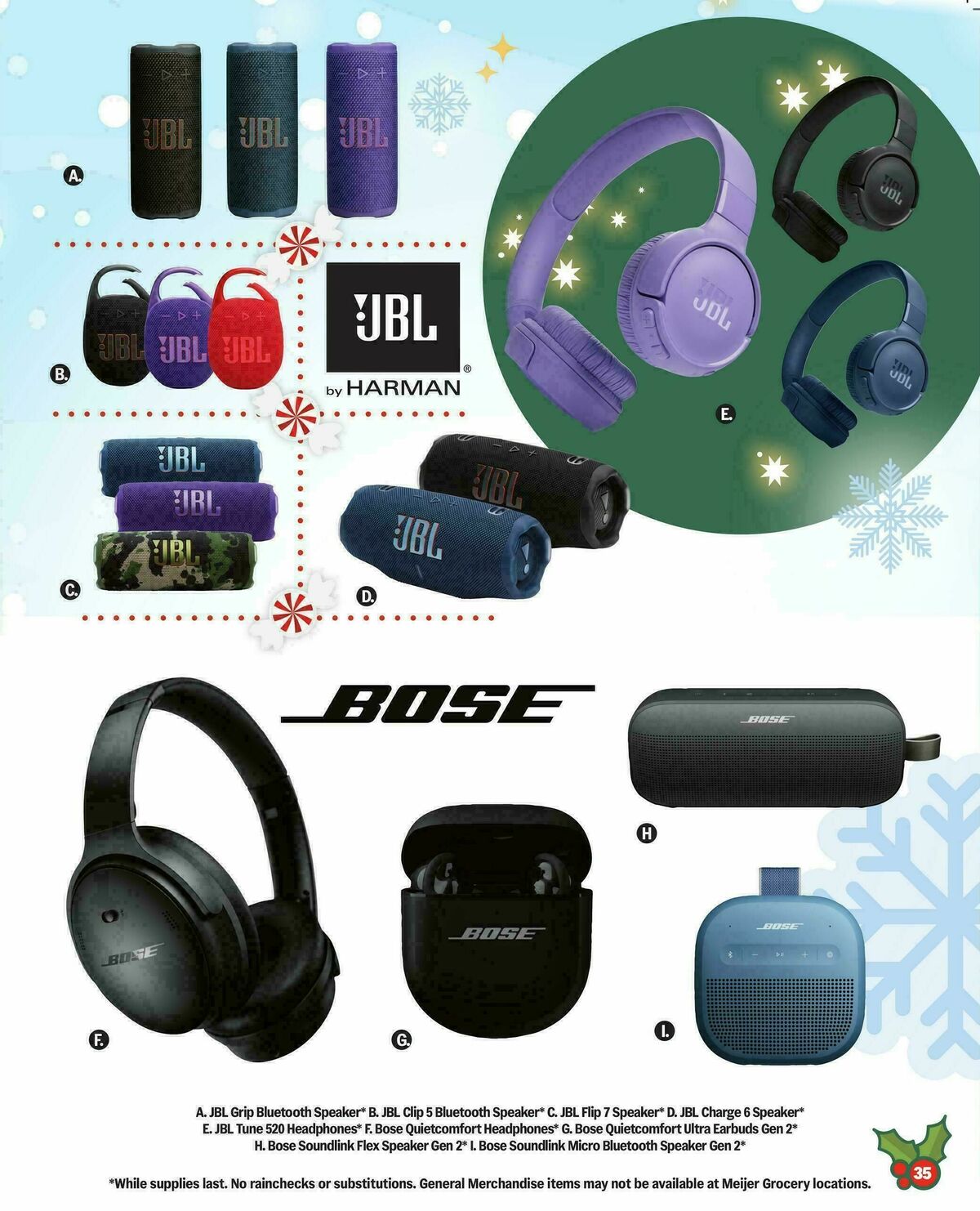 Meijer Holiday gift guide Weekly Ad from October 8