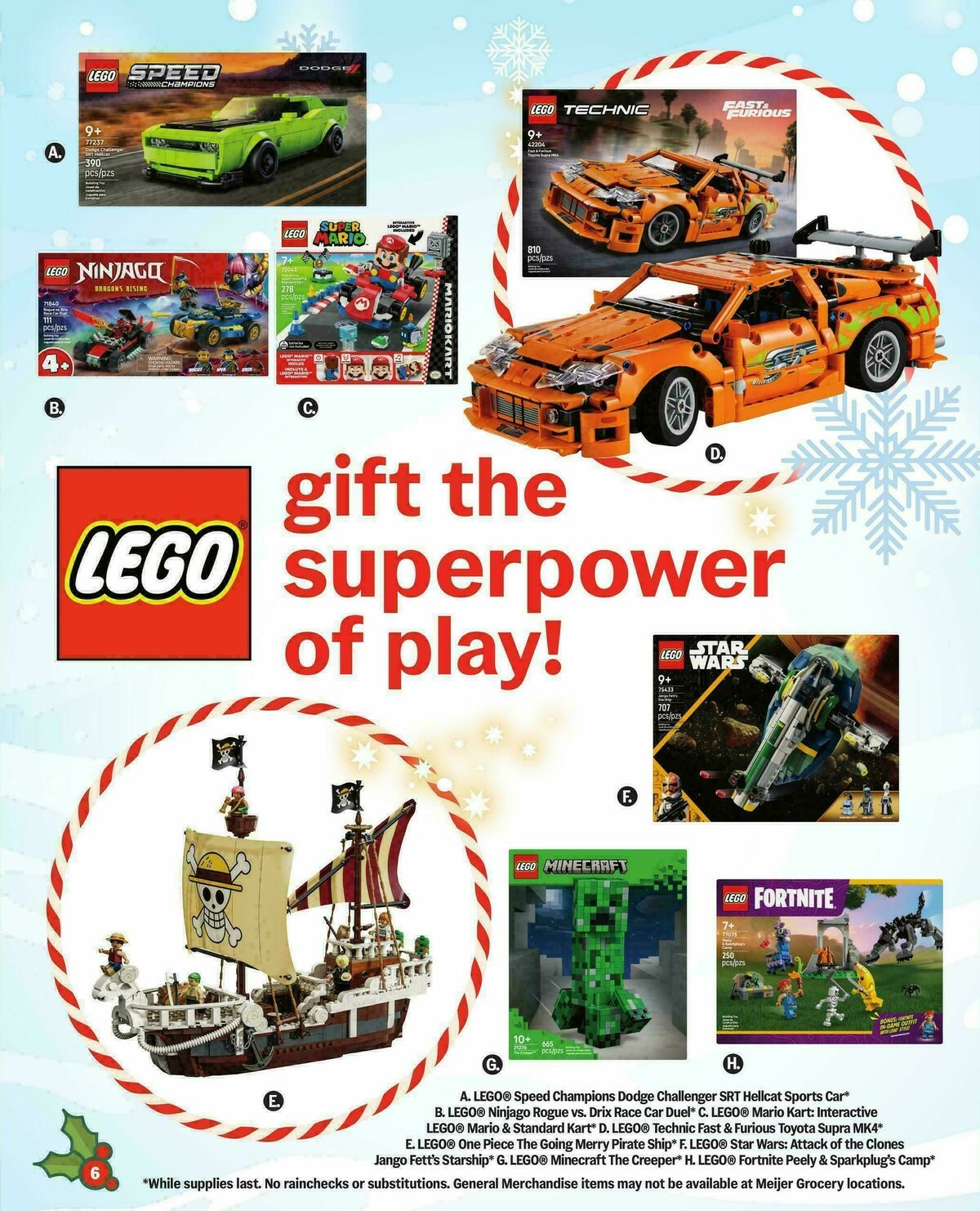 Meijer Holiday gift guide Weekly Ad from October 8