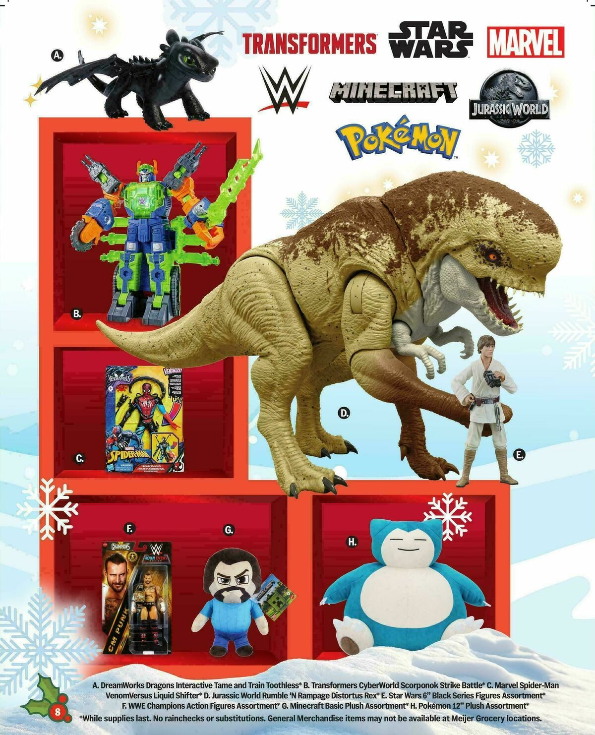 Meijer Holiday gift guide Weekly Ad from October 8