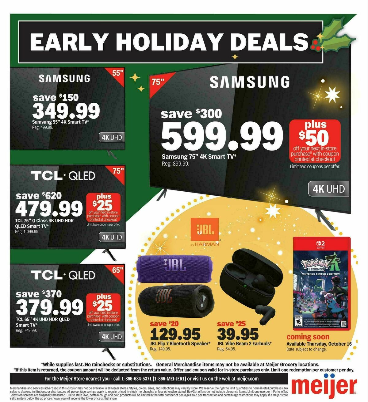 Meijer Halloween Weekly Ad from October 8