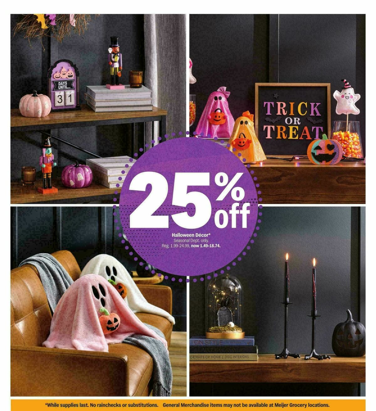 Meijer Halloween Weekly Ad from October 8
