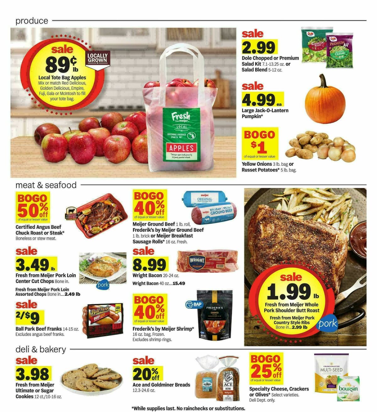 Meijer Weekly Ad from October 15