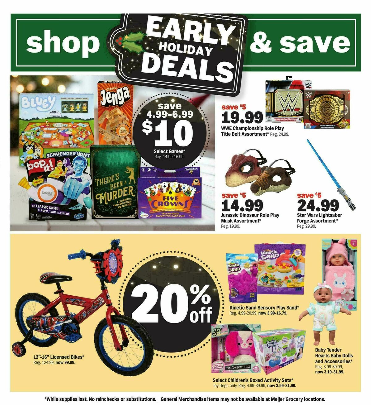 Meijer Trick or treat deals Weekly Ad from October 15