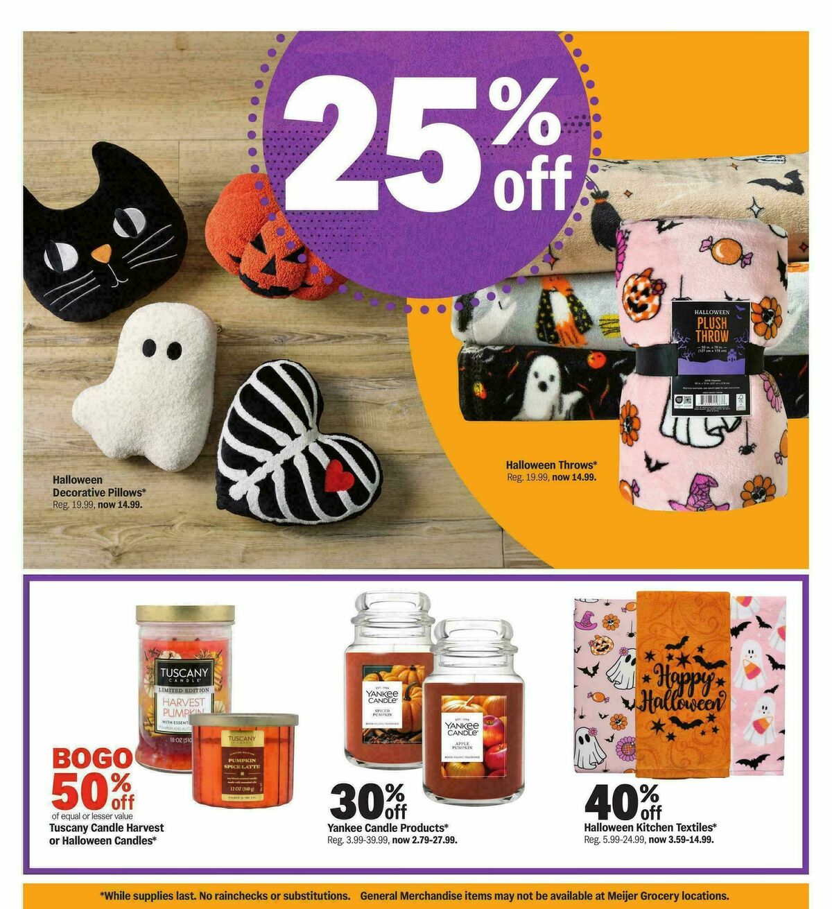 Meijer Trick or treat deals Weekly Ad from October 15