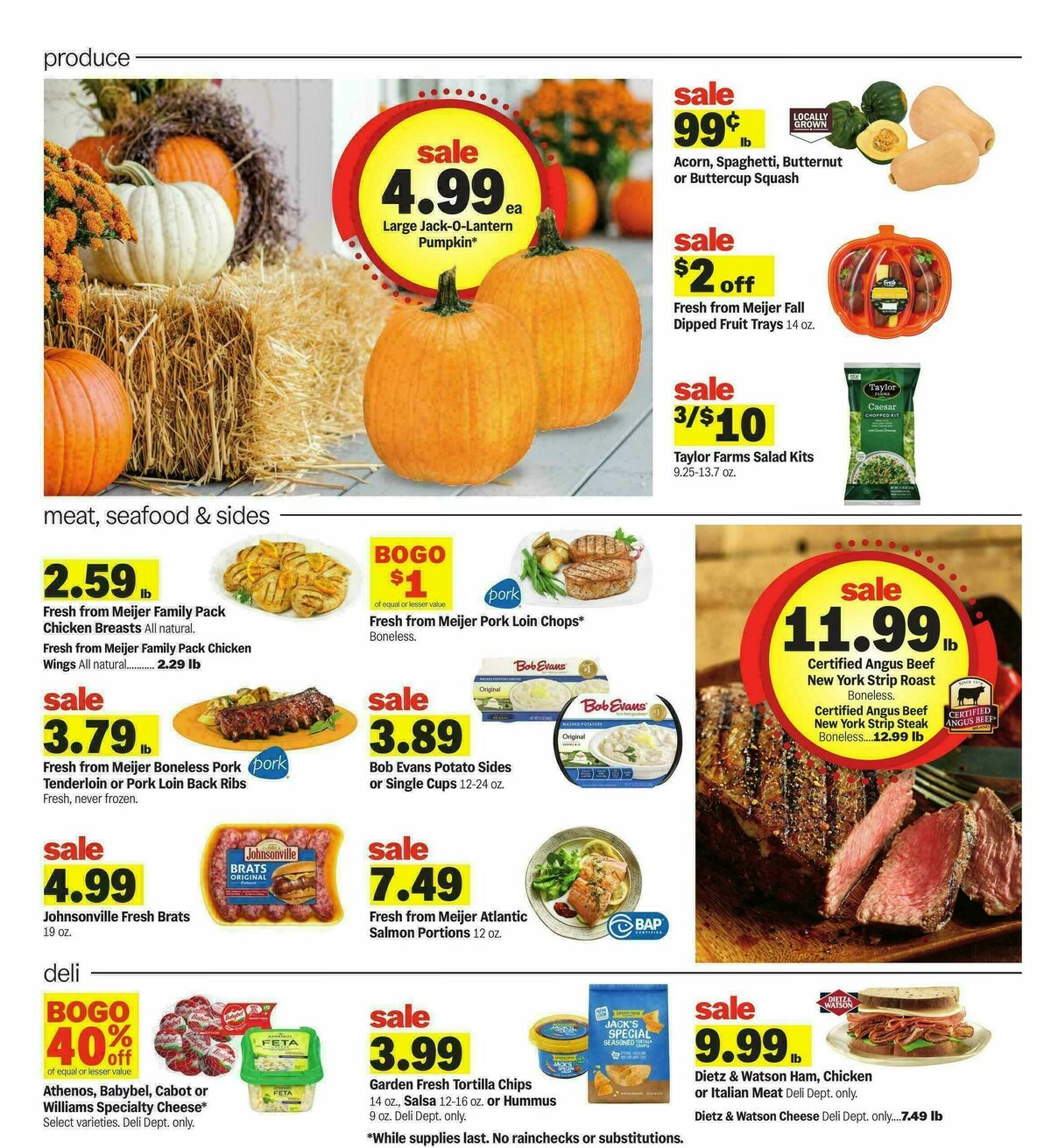 Meijer Weekly Ad from October 22