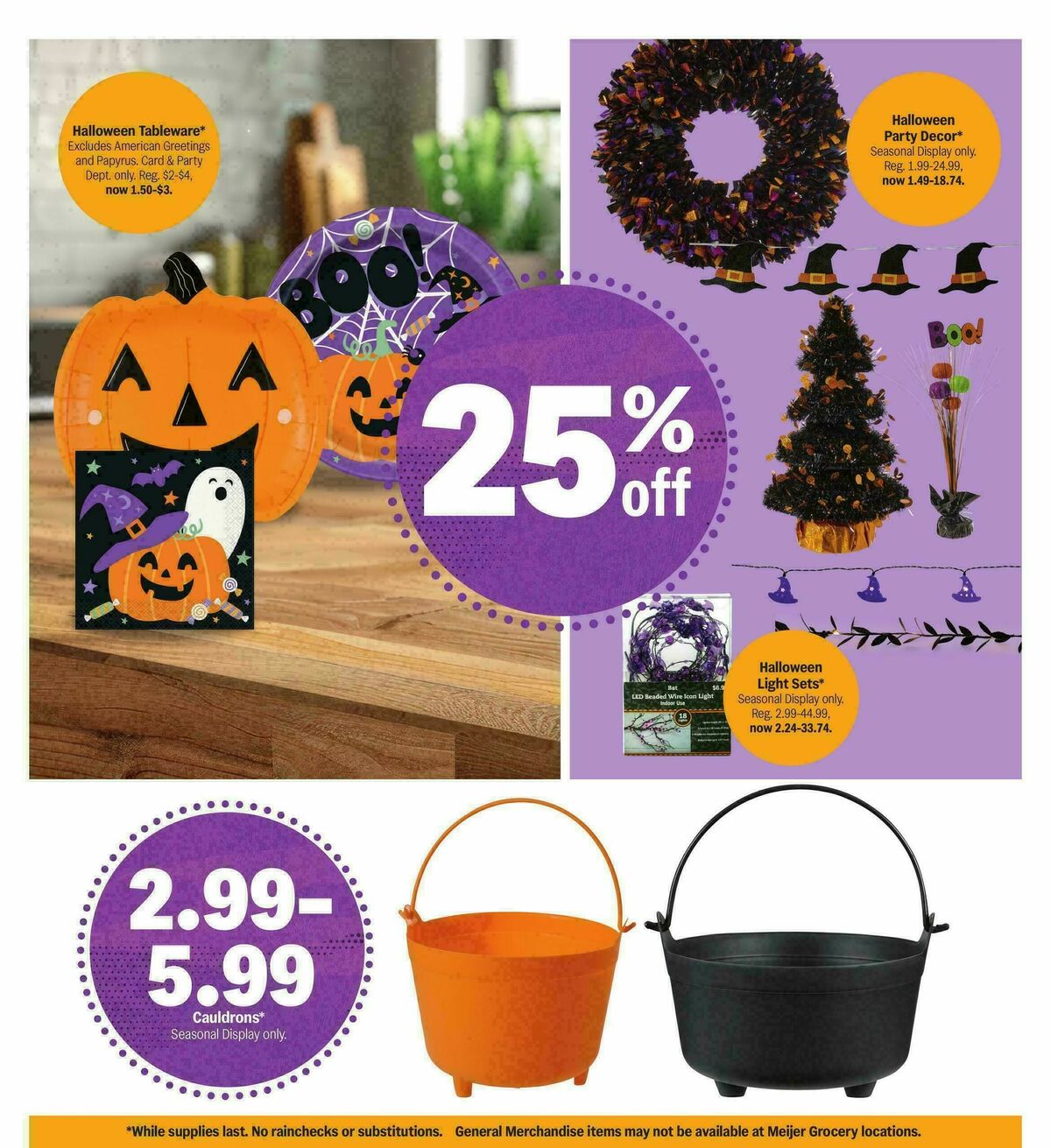 Meijer Halloween treats Weekly Ad from October 22
