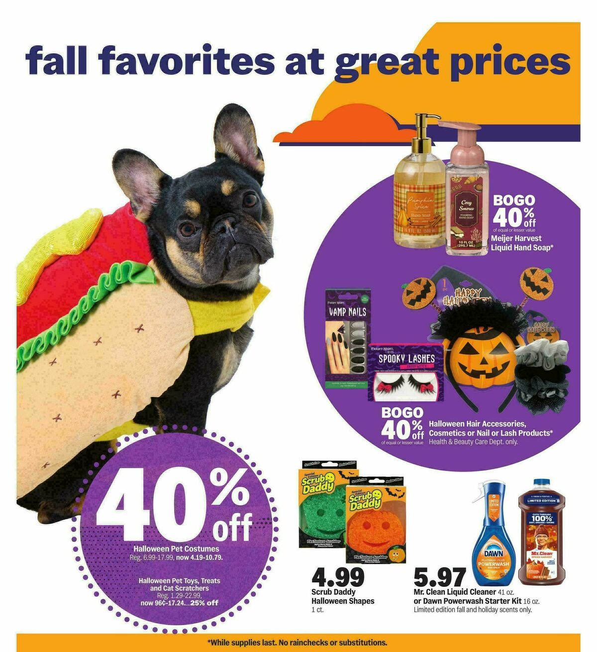 Meijer Halloween treats Weekly Ad from October 22
