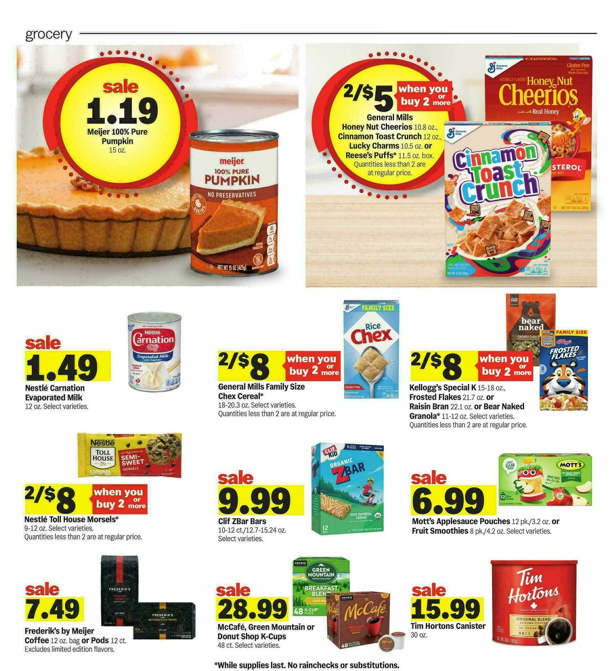 Meijer Weekly Ad from October 29