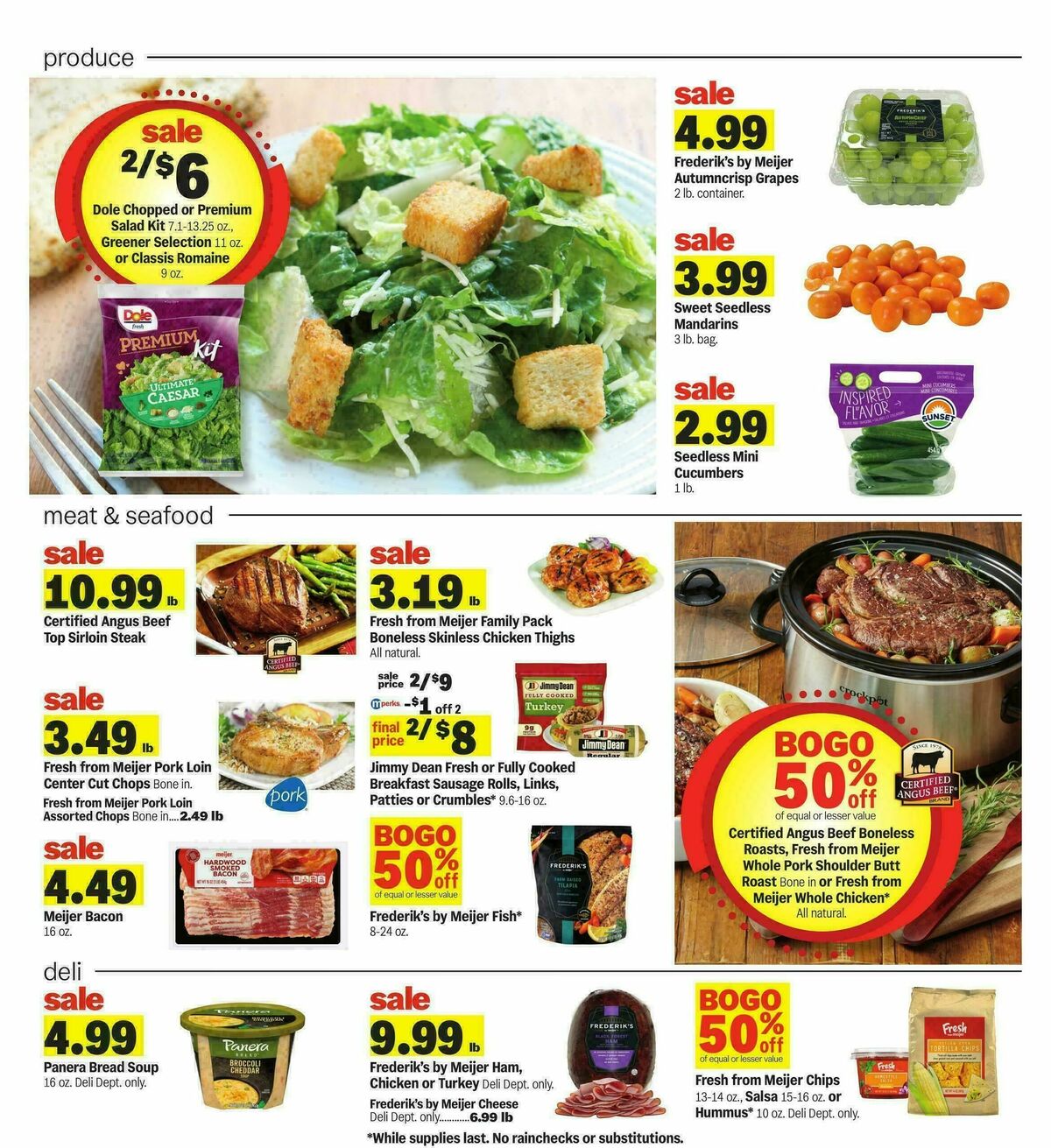 Meijer Weekly Ad from October 29