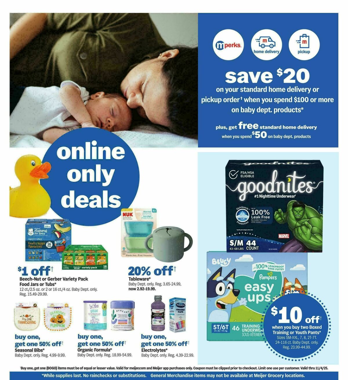 Meijer Weekly Ad from October 29