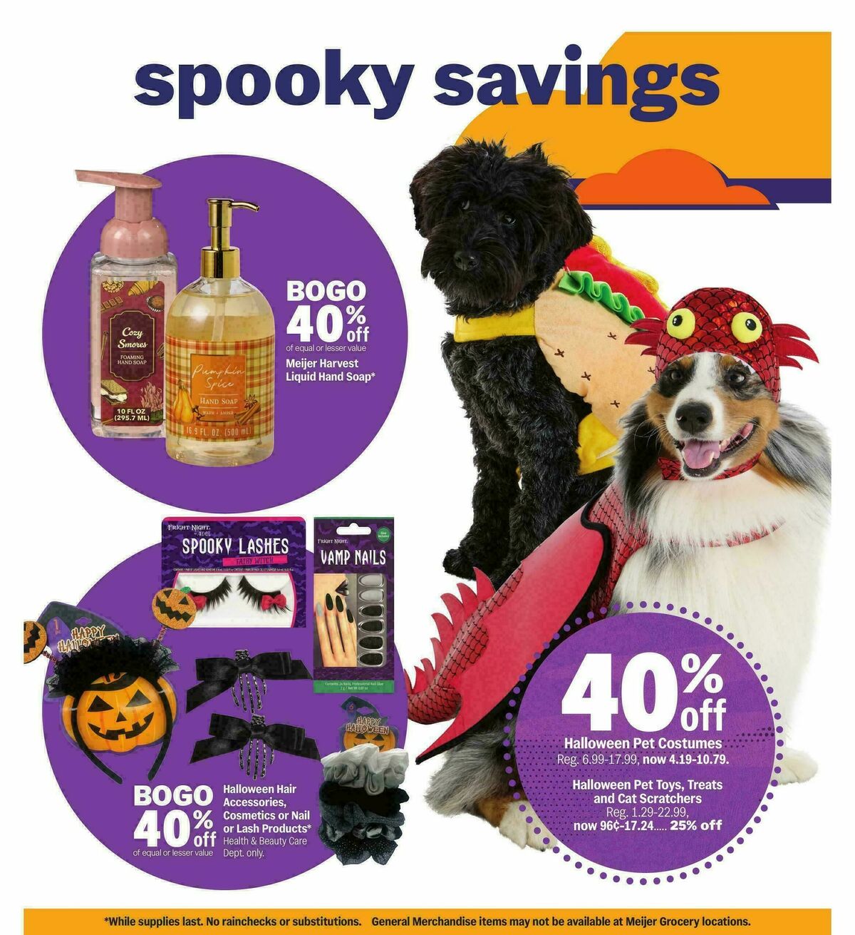 Meijer Halloween deals Weekly Ad from October 29