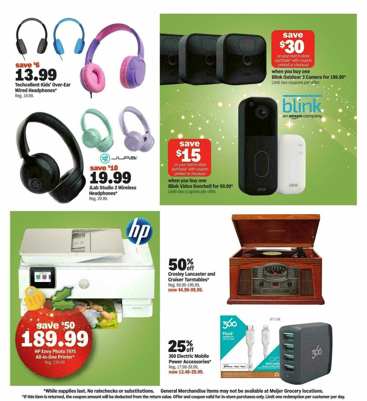 Meijer Holiday deals! Weekly Ad from November 5