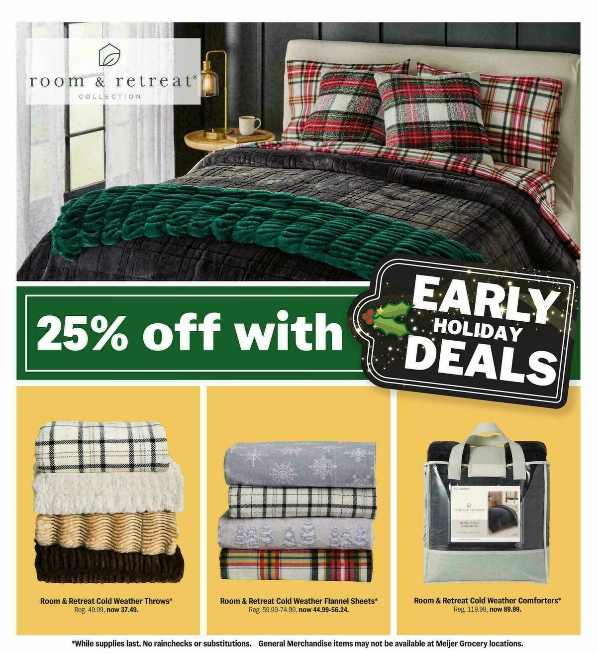 Meijer Seasonal deals Weekly Ad from October 29